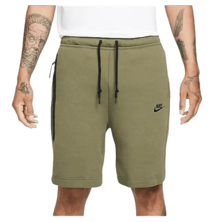 Шорти Nike Sportswear Tech Fleece Medium Olive/Black FB8171-222