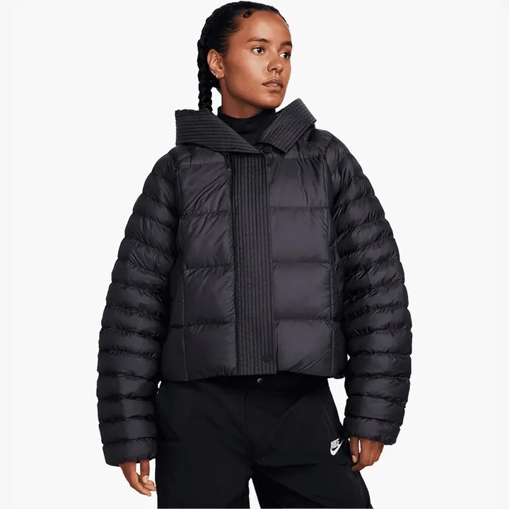 Куртка Чоловіча Nike Swoosh Puffer PrimaLoft Therma-FIT Oversized Hooded Jacket Black/White FB8729-010