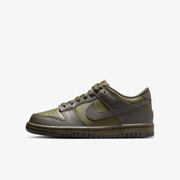 Кросівки Чоловічі Nike Dunk Low GS Cargo Khaki/University Red-Sequoia FB9109-302