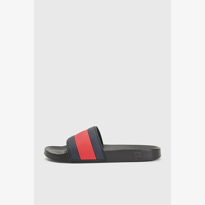 Шльопанці Чоловічі Tommy Hilfiger Rubber TH Flag Pool Slide Negro FM0FM04263