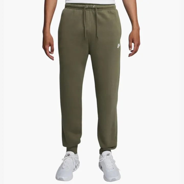 Штани Чоловічі Nike Club Fleece Joggers Medium Olive/White FN3787-222