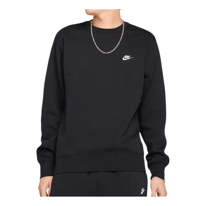 Світшот Чоловічий Nike Club Fleece Crew Black/White FN3886-010