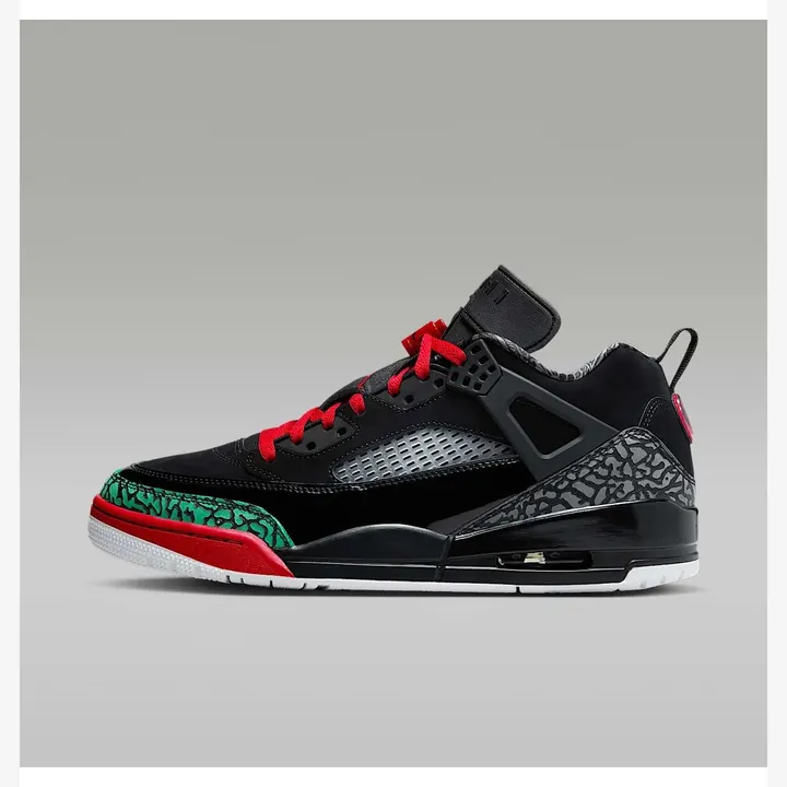 Кросівки Jordan Spizike Low Black/Varsity Red/Classic Green FQ1759-060