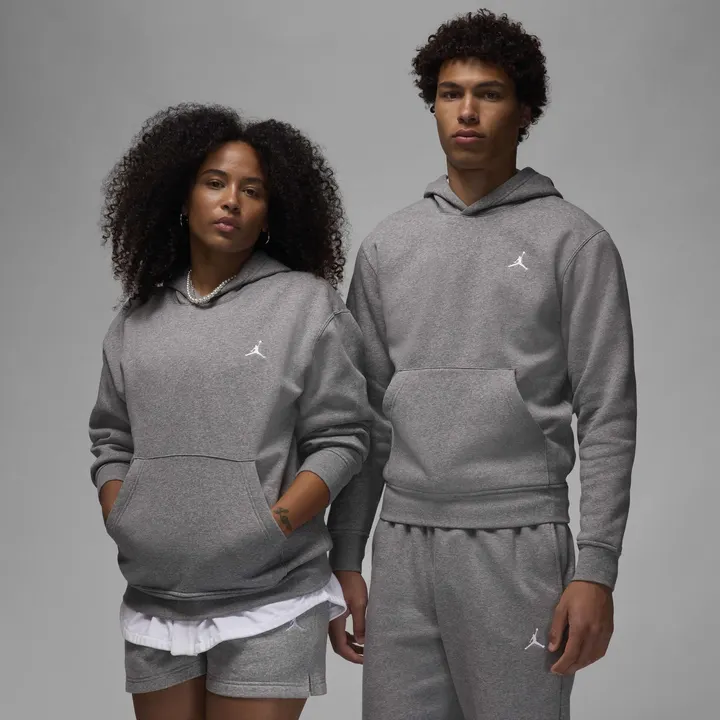 Худі Чоловіче Nike Jordan Brooklyn Fleece Carbon Heather/White FV7281-091