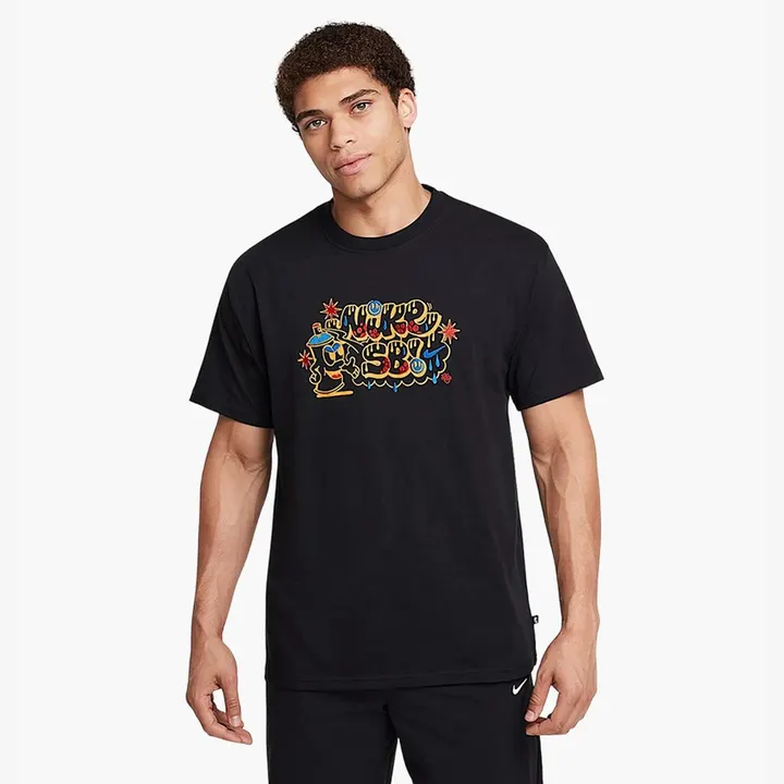 Футболка Чоловіча Nike Tee SB Graffiti Black FZ6712-010