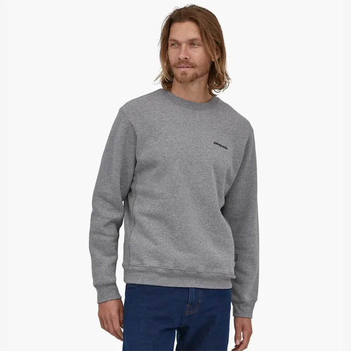Світшот Чоловічий Patagonia Fitz Roy Icon Uprisal Crew Sweatshirt Gravel Heather Grey GLH39667