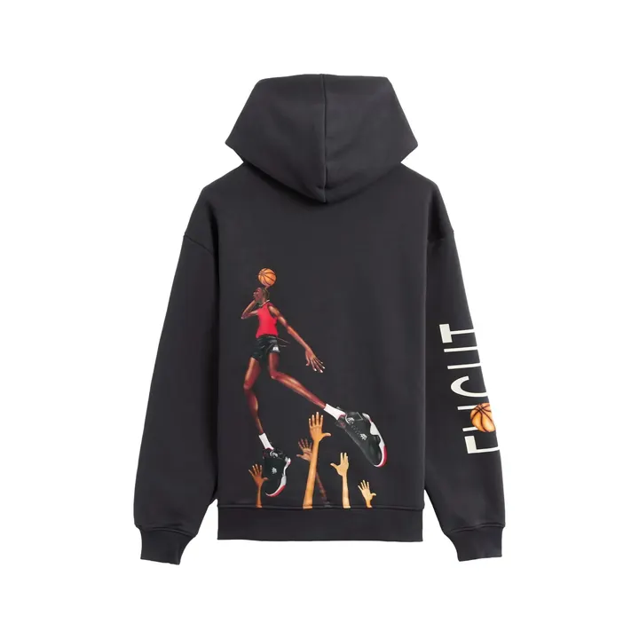 Худі Чоловіче Jordan Hoodie Grafit BIG Foot Grey HF5470-070