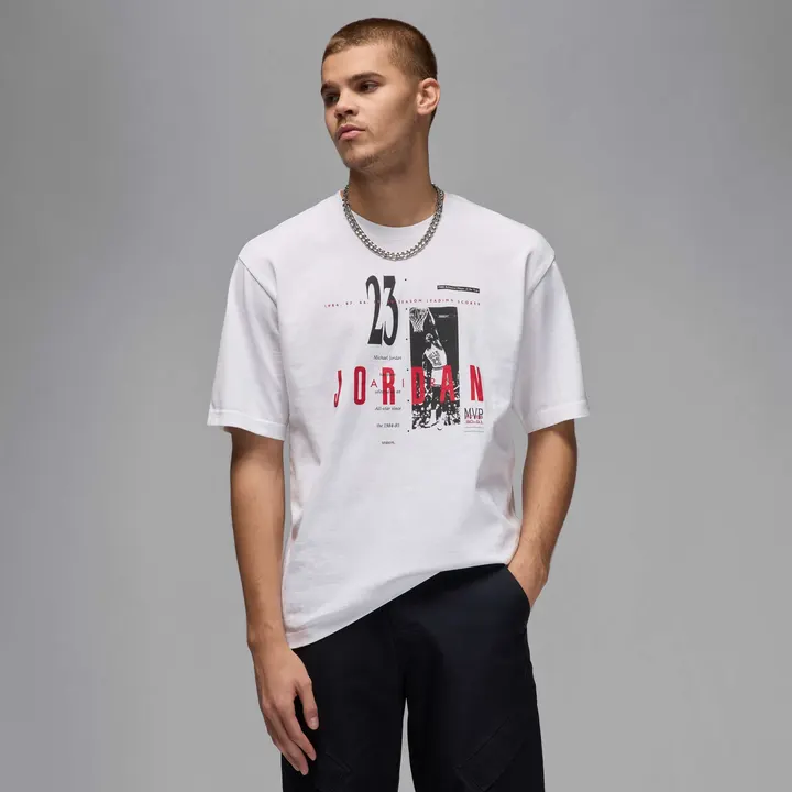 Футболка Чоловіча Jordan Reissue White/Gym Red/Black HJ2356-100