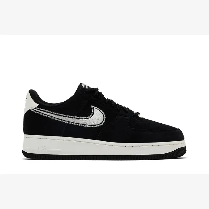 Кросівки Чоловічі Nike Air Force 1 Low '07 LV8 Black/Sail HJ4465-001