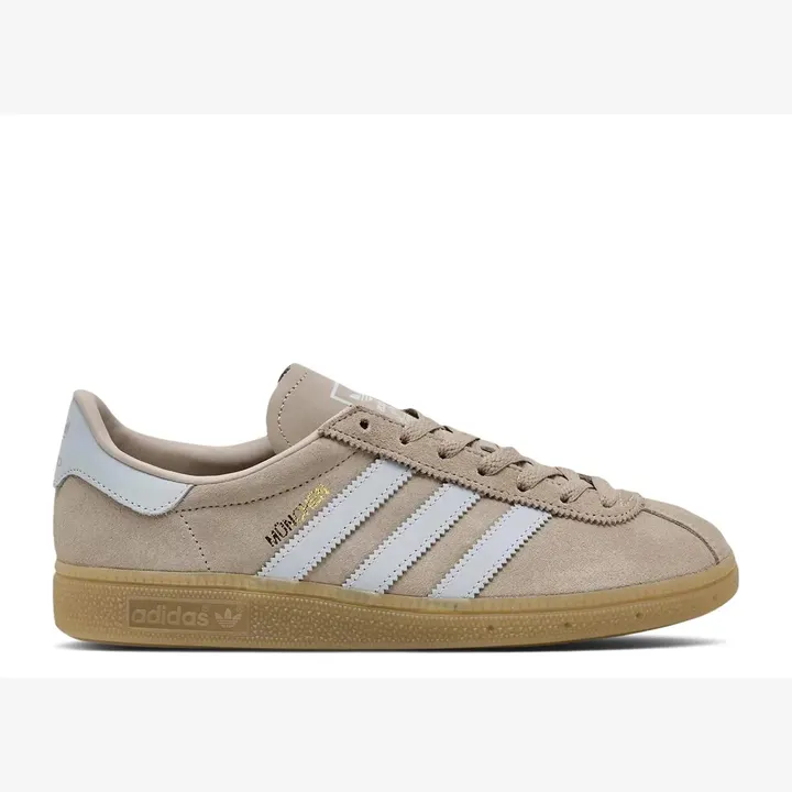 Кеди Жіночі Adidas Munchen Beige/Blue HQ2660