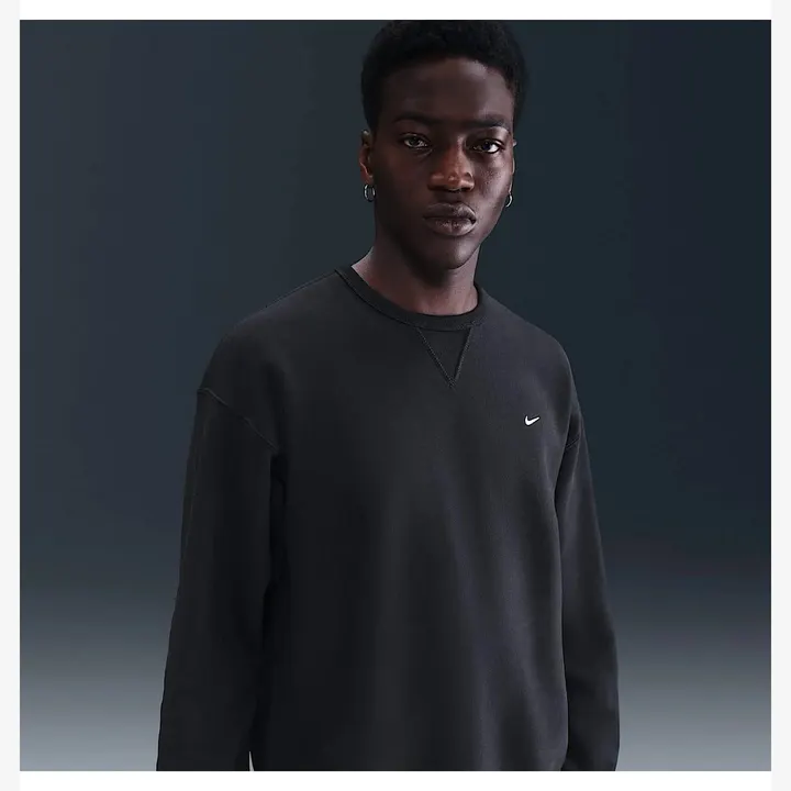 Світшот Чоловічий Nike Solo Swsh Crew Black HV1086-010