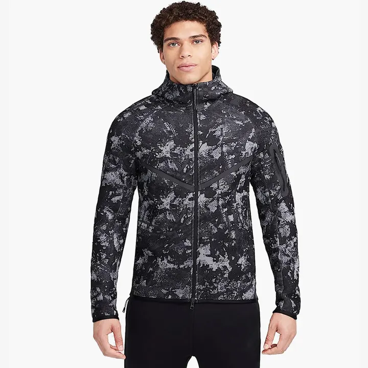 Худі Чоловіче Nike Tech Fleece Windrunner Full Zip Sweatshirt Smoke Grey HV5055-060
