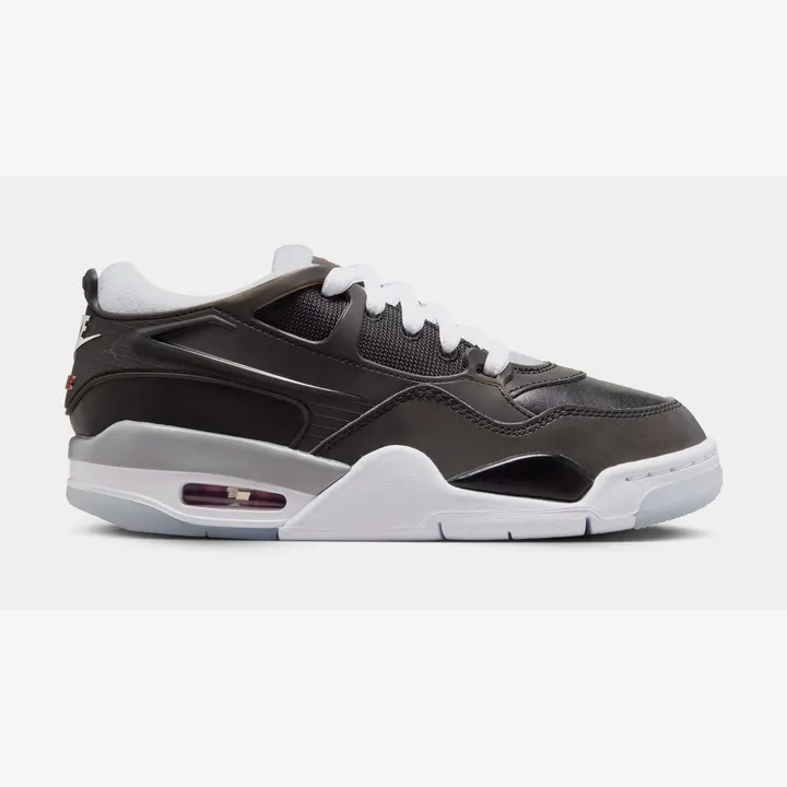 Кросівки Чоловічі Air Jordan 4 RM Black/Wolf Grey/White/Fire Red HV5187-010
