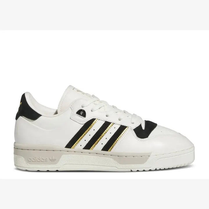 Кеди Чоловічі adidas Rivalry 86 Low White/Black/Gold IF6262