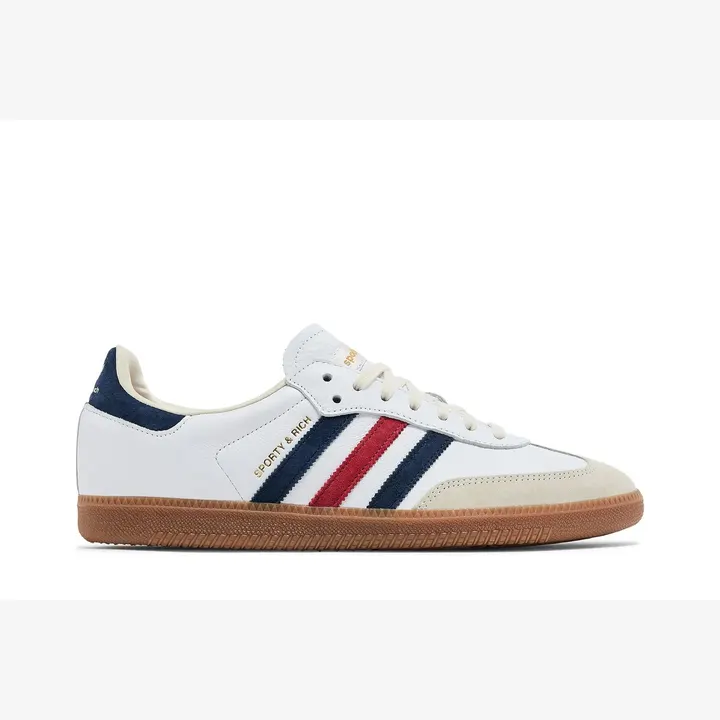 Кросівки Жіночі Adidas Samba OG Sporty & Rich White France IH8338