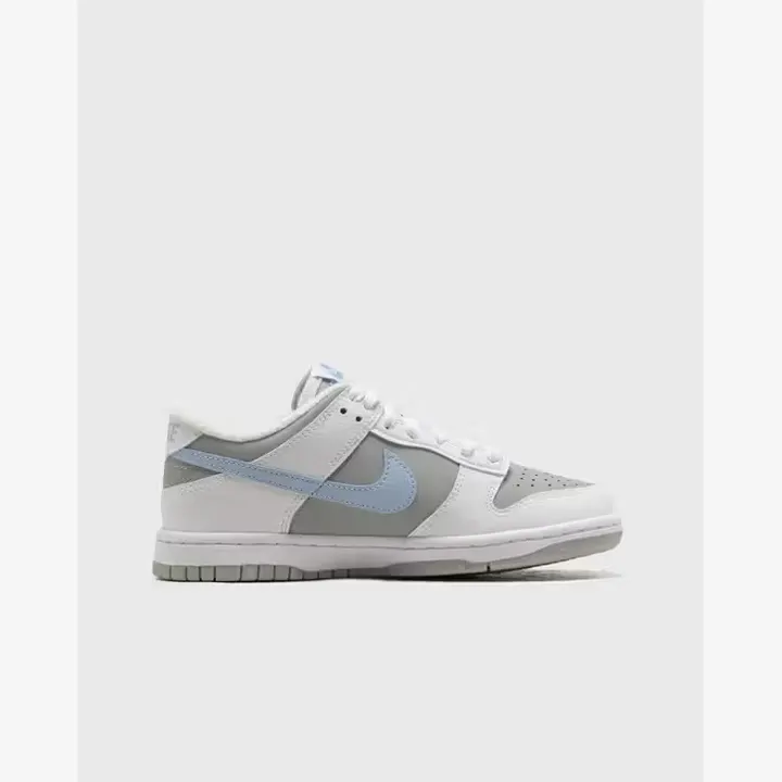 Кросівки Чоловічі Nike Dunk Low White/Light Smoke Grey/Celestine Blue IO2078-100