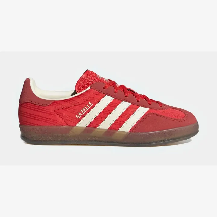 Кеди Жіночі Adidas Gazelle Indoor Red Nylon JS1411