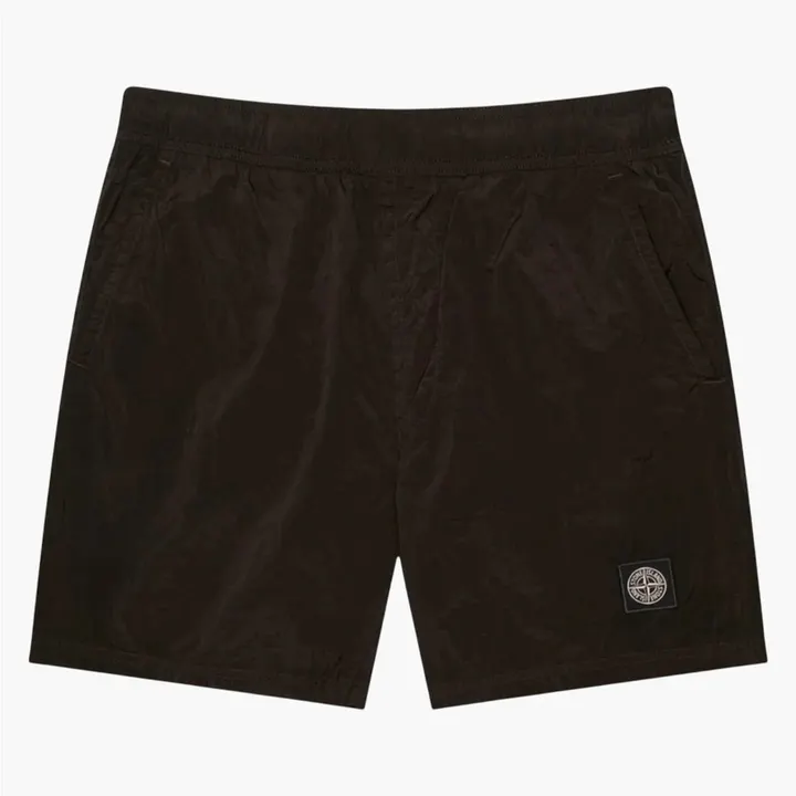 Шорти Чоловічі Stone Island Black Brushed Nylon Swim Trunks L1S15B100B09-S0046 V0029