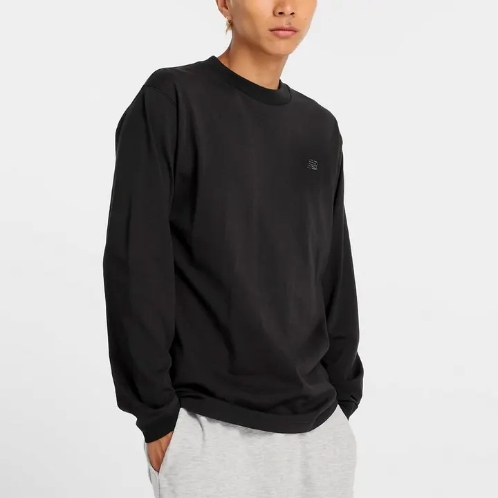 Футболка Чоловіча New Balance Athletics Long Sleeve Tee Black MT43523BK