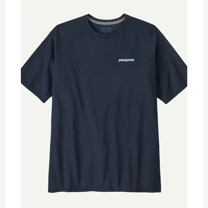 Футболка Чоловіча Patagonia P-6 Logo Responsibili-Tee Blue NENA38504