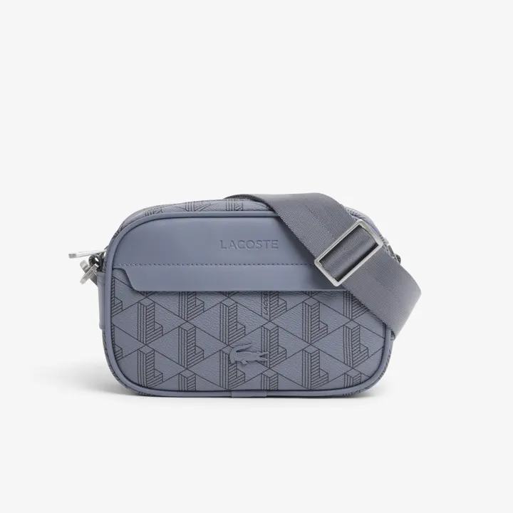 Сумка Lacoste The Blend Small Monogram Canvas Crossbody Bag Mono Folkstone Gray NH3650LX.T22