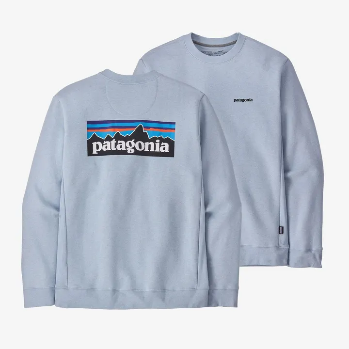 Світшот Чоловічий Patagonia P-6 Logo Uprisal Crew Sweatshirt Steam Blue STME39657