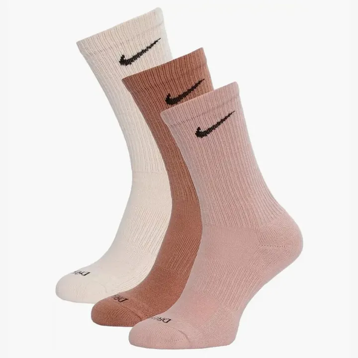 Шкарпетки Чоловічі Nike Everyday Plus Cushioned Training Crew Brown/Beige SX6888-914