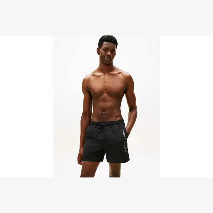 Шорти Tommy Hilfiger Original Logo Mid Length Swim Shorts Black UM0UM03748-BDS