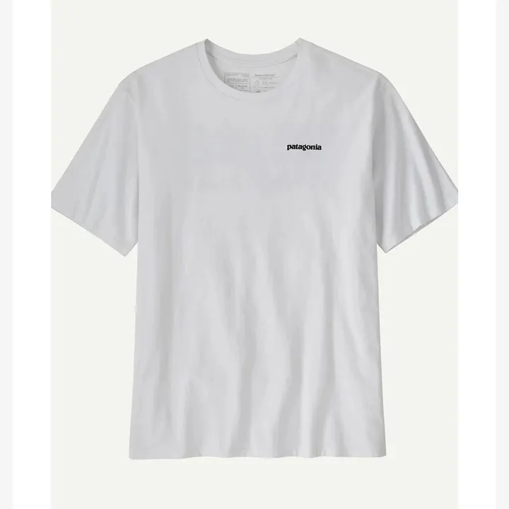 Футболка Чоловіча Patagonia P-6 Logo Responsibili-Tee White WHI38504