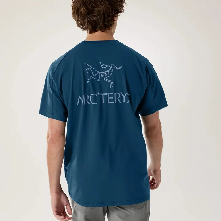 Футболка Чоловіча Arcteryx Cragg SL Cotton Bird Word Nightscape/Lt Night X00000953506